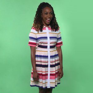 Kate Spade Berber Striped Shirtdress
